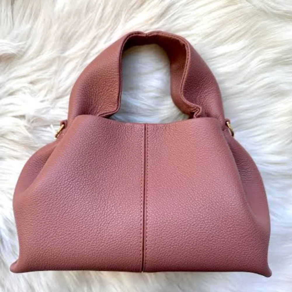 Polene Neuf Mini bag in blush colour - Picture 3 of 4